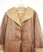 Vintage Faux Leather Afghan Coat | Trendy Leather Jackets