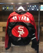 Vintage San Francisco 49ers 49 Yard Leather Jacket | Trendy Leather Jackets