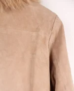 Vintage Suede Faux Fur Trim Afghan Coat | Trendy Leather Jackets