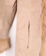 Vintage Suede Faux Fur Trim Afghan Coat | Trendy Leather Jackets