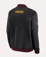 Washington Commanders Black Bomber Jacket | Trendy Leather Jackets