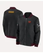 Washington Commanders Black Bomber Jacket | Trendy Leather Jackets