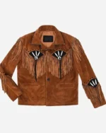 West Heritage Suede Fringe Jacket | Trendy Leather Jackets