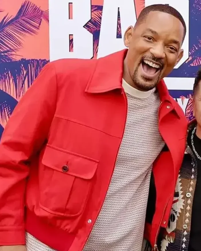 Will Smith Bad Boys Ride or Die 2024 Red Jacket | Trendy Leather Jackets