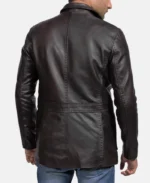 Wine Black Leather Blazer | Trendy Leather Jackets
