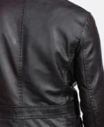 Wine Black Leather Blazer | Trendy Leather Jackets