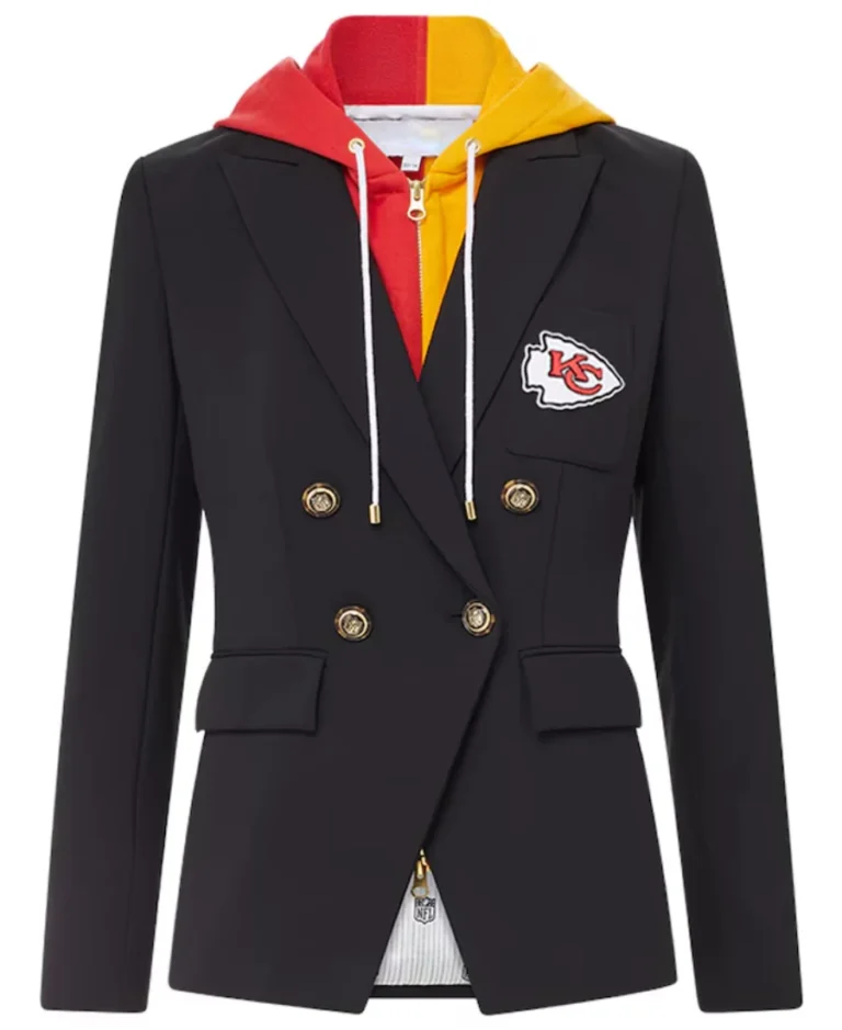 Women’s Kansas City Chiefs Black Blazer | Chic NFL Blazer