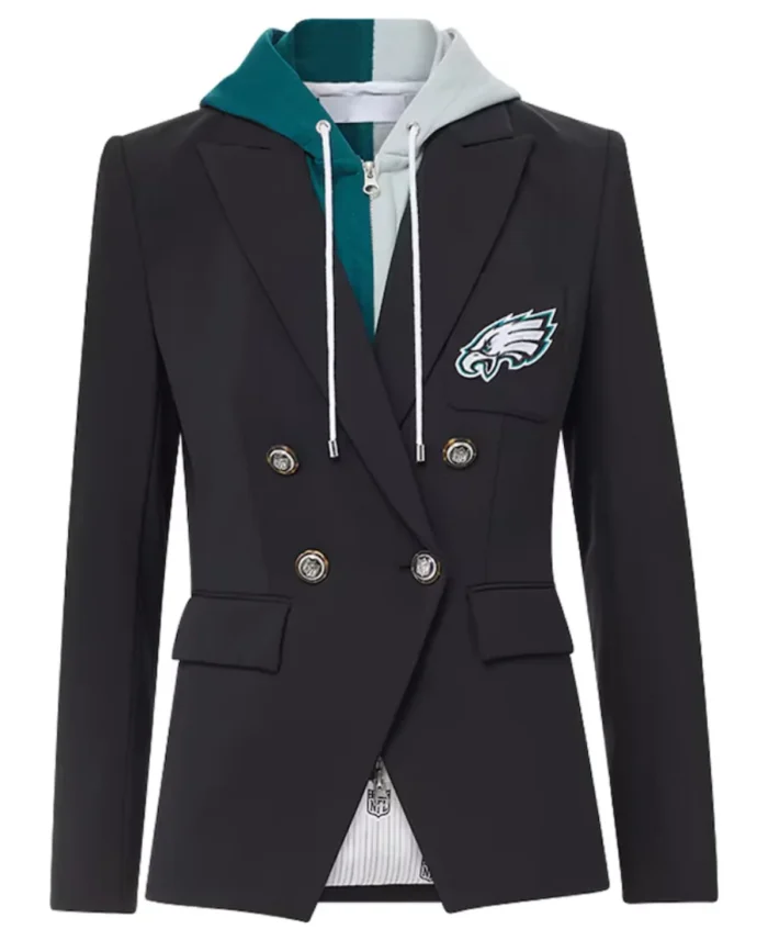 Women’s Philadelphia Eagles Black Blazer | Classy NFL Blazer