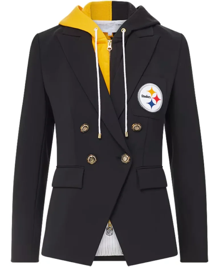 Women’s Pittsburgh Steelers Black Blazer | Sleek NFL Blazer