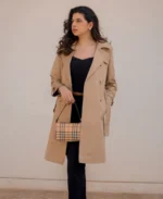 Women's Cia Nude Trench Coat | Trendy Leather Jackets