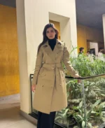 Women's Cia Nude Trench Coat | Trendy Leather Jackets