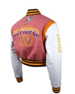 Women's DC PROPER Washington Cropped Varsity Jacket | Trendy Leather Jackets