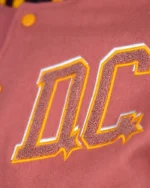 Women's DC PROPER Washington Cropped Varsity Jacket | Trendy Leather Jackets