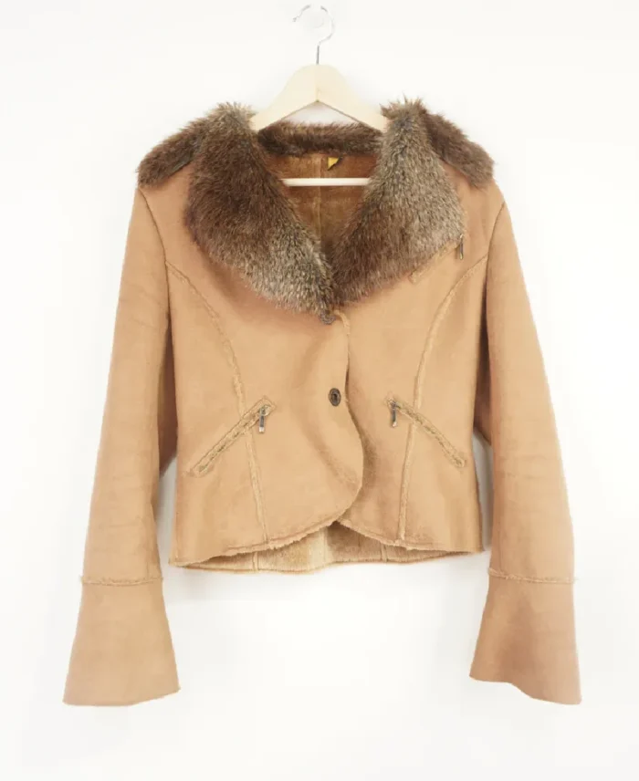 Women's Faux Suede Afghan Coat | Trendy Leather Jackets