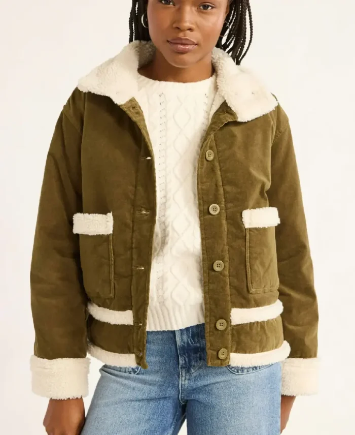 Women's Free Assembly Faux & Shearling Jacket | Trendy Leather Jackets