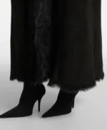 Women's Marlene Shearling Trimmed Suede Coat | Trendy Leather Jackets