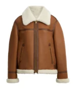 Women's Shearling Avaitor Leather Jacket | Trendy Leather Jackets
