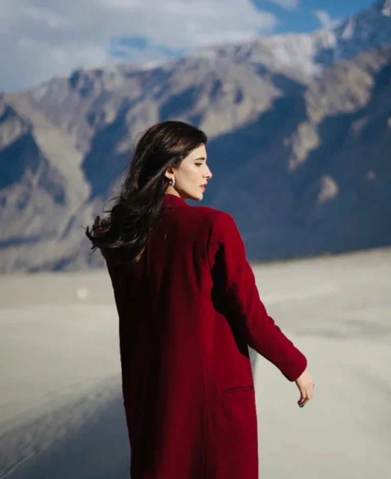 Women's The Desert Rose Deep Burgundy Long Coat | Trendy Leather Jackets