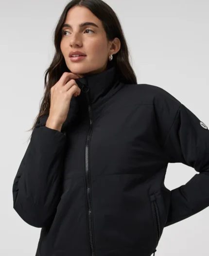 Women's Vuori Canyon Black Puffer Jacket – Warm & Stylish Outerwear