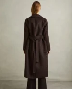 Wool Blend Double Breasted Blindseam Coat | Trendy Leather Jackets