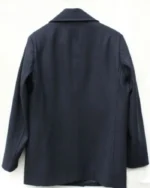 Wool Navy PeaCoat / Reefer Jacket | Trendy Leather Jackets