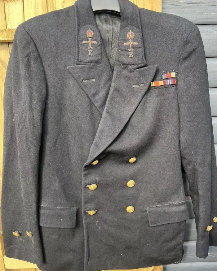 WW2 British Royal Navy Chief Petty Officers CPO Tunic Reefer Jacket | Trendy Leather Jackets