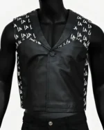 WWE LA Knight Leather Vest | Trendy Leather Jackets