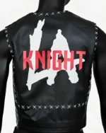 WWE LA Knight Leather Vest | Trendy Leather Jackets