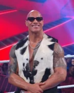 WWE Raw Dwayne Johnson Vest | Trendy Leather Jackets