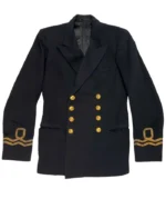 WWII British Royal Navy Pharmacist Reserves Officer Reefer Jacket | Trendy Leather Jackets