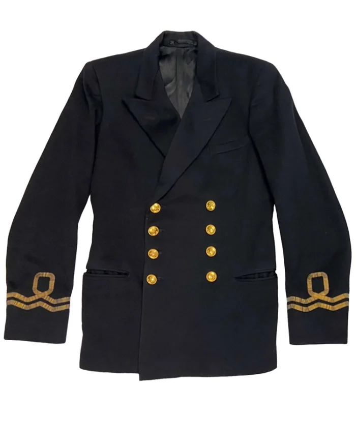 WWII British Royal Navy Pharmacist Reserves Officer Reefer Jacket | Trendy Leather Jackets