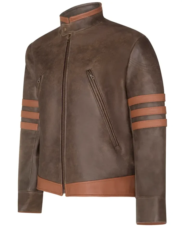 X-Men Wolverine Origins Biker Leather Jacket | Trendy Leather Jackets