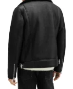 Xena Shearling Biker Black Leather Jacket | Trendy Leather Jackets