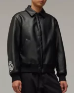 Y-3 Real Madrid Collared Jacket | Trendy Leather Jackets