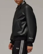 Y-3 Real Madrid Collared Jacket | Trendy Leather Jackets
