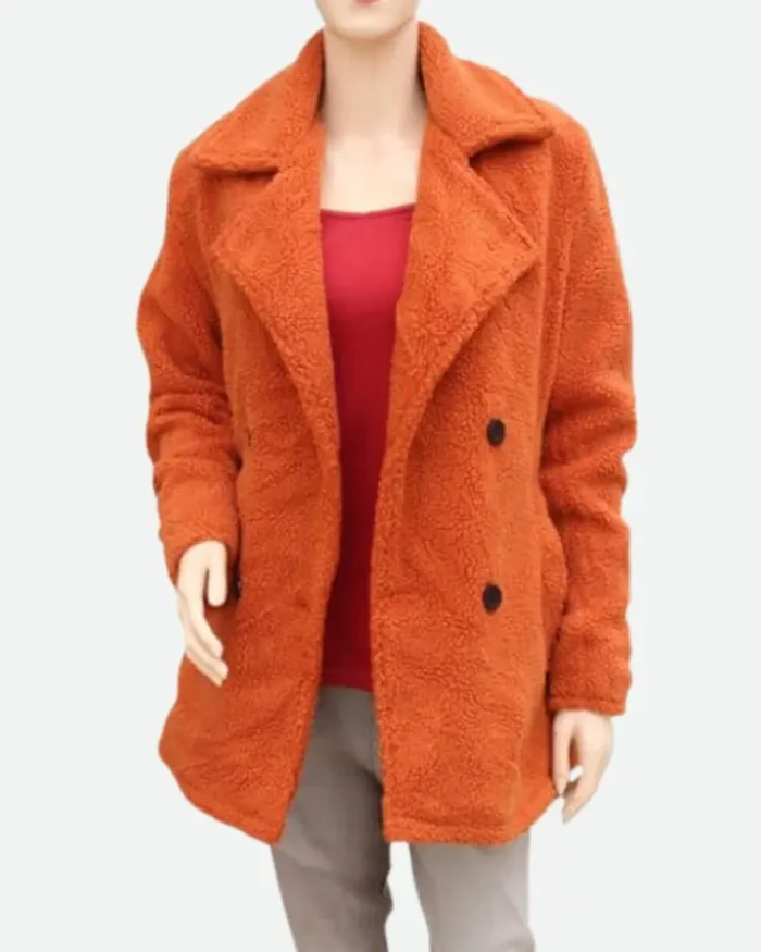 Yellowstone Beth Dutton Orange Fur Coat | Trendy Leather Jackets
