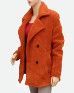 Yellowstone Beth Dutton Orange Fur Coat | Trendy Leather Jackets