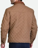 Yellowstone John Dutton Brown Quilted Jacket | Trendy Leather Jackets