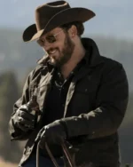 Yellowstone Rip Wheeler Black Jacket | Trendy Leather Jackets