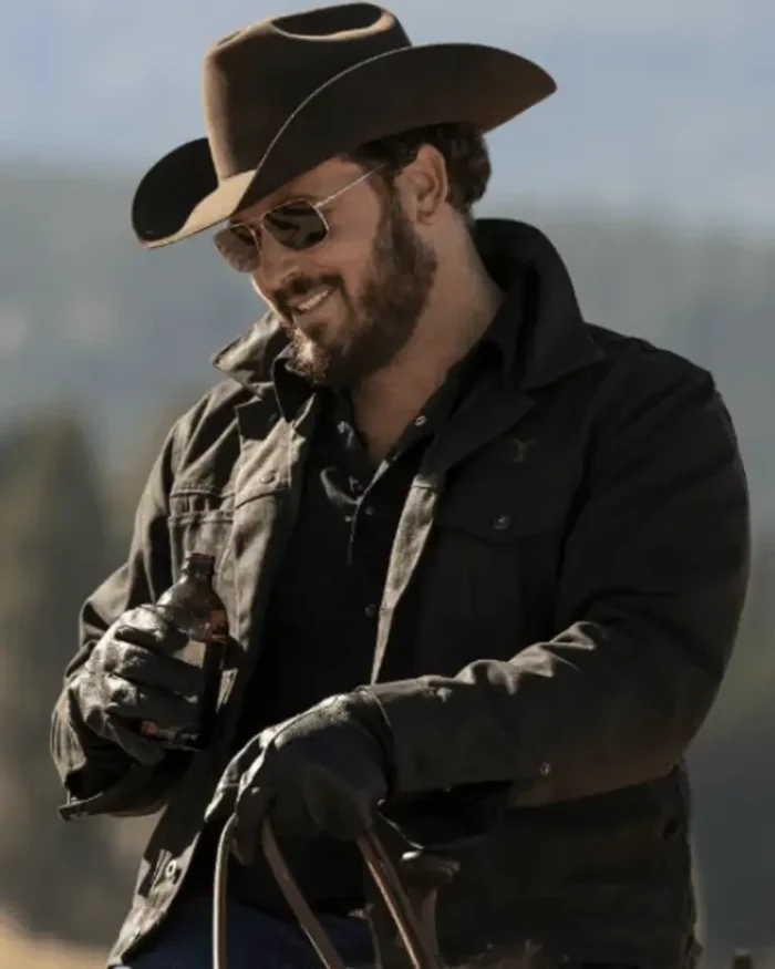Yellowstone Rip Wheeler Black Jacket | Trendy Leather Jackets
